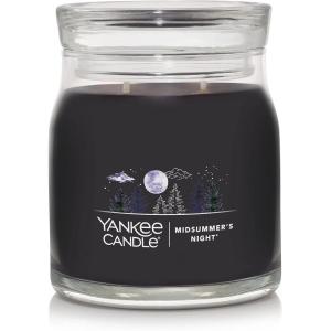 imageYankee Candle MidSummers Night Scented Signature 13oz Medium Jar 2Wick Candle Over 35 Hours of Burn TimeMidSummers Night