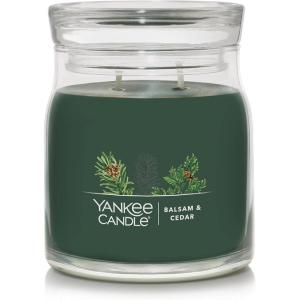 imageYankee Candle Studio Scented Candle with up to 50 Hour Burn Time Premium Plant Wax Blend for Consistent Burn 10 oz Jar Candle with Room Filling Fragrance Dried Lavender ampamp OakBalsam  Cedar