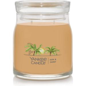 imageYankee Candle Studio Scented Candle with up to 50 Hour Burn Time Premium Plant Wax Blend for Consistent Burn 10 oz Jar Candle with Room Filling Fragrance Iced Berry LemonadeSun  Sand