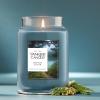 imageYankee Candle 3 Wick Candle Jar Scented Candle with up to 40 Hours of Burn Time Premium Plant Wax Blend for Consistent Long Lasting Scent from First to Last Burn Midsummers NightBayside Cedar