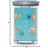 imageYankee Candle Large Tumbler Scented Candle with up to 80 Hour Burn Time Premium Plant Wax Blend for Consistent Burn 20 oz Tumbler Candle with Room Filling Fragrance Beach WalkCatching Rays