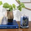 imageYankee Candle Large Tumbler Scented Candle with up to 80 Hour Burn Time Premium Plant Wax Blend for Consistent Burn 20 oz Tumbler Candle with Room Filling Fragrance Midsummers NightBayside Cedar