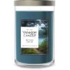 imageYankee Candle Large Tumbler Scented Candle with up to 80 Hour Burn Time Premium Plant Wax Blend for Consistent Burn 20 oz Tumbler Candle with Room Filling Fragrance Midsummers NightBayside Cedar
