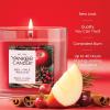 imageYankee Candle Large Tumbler Scented Candle with up to 80 Hour Burn Time Premium Plant Wax Blend for Consistent Burn 20 oz Tumbler Candle with Room Filling Fragrance Sparkling SnowRed Apple Wreath