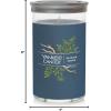 imageYankee Candle Large Tumbler Scented Candle with up to 80 Hour Burn Time Premium Plant Wax Blend for Consistent Burn 20 oz Tumbler Candle with Room Filling Fragrance Midsummers NightBayside Cedar