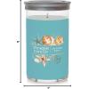 imageYankee Candle Large Tumbler Scented Candle with up to 80 Hour Burn Time Premium Plant Wax Blend for Consistent Burn 20 oz Tumbler Candle with Room Filling Fragrance Beach WalkCatching Rays