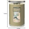 imageYankee Candle Large Tumbler Scented Candle with up to 80 Hour Burn Time Premium Plant Wax Blend for Consistent Burn 20 oz Tumbler Candle with Room Filling Fragrance Beach WalkSage  Citrus