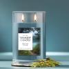 imageYankee Candle Large Tumbler Scented Candle with up to 80 Hour Burn Time Premium Plant Wax Blend for Consistent Burn 20 oz Tumbler Candle with Room Filling Fragrance Midsummers NightBayside Cedar