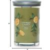 imageYankee Candle Large Tumbler Scented Candle with up to 80 Hour Burn Time Premium Plant Wax Blend for Consistent Burn 20 oz Tumbler Candle with Room Filling Fragrance Beach WalkSage  Citrus