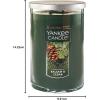 imageYankee Candle Large Tumbler Scented Candle with up to 80 Hour Burn Time Premium Plant Wax Blend for Consistent Burn 20 oz Tumbler Candle with Room Filling Fragrance Dried Lavender ampamp OakBalsam  Cedar