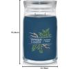 imageYankee Candle Large Tumbler Scented Candle with up to 80 Hour Burn Time Premium Plant Wax Blend for Consistent Burn 20 oz Tumbler Candle with Room Filling Fragrance Midsummers NightBayside Cedar