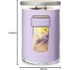 imageYankee Candle Large Tumbler Scented Candle with up to 80 Hour Burn Time Premium Plant Wax Blend for Consistent Burn 20 oz Tumbler Candle with Room Filling Fragrance Beach WalkLemon Lavender