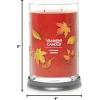 imageYankee Candle Large Tumbler Scented Candle with up to 80 Hour Burn Time Premium Plant Wax Blend for Consistent Burn 20 oz Tumbler Candle with Room Filling Fragrance Dried Lavender ampamp OakAutumn Leaves