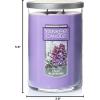 imageYankee Candle Medium Pillar Scented Candle with up to 115 Hour Burn Time Premium Plant Wax Blend for Consistent Burn 1425 oz Pillar Candle with Room Filling Fragrance Midnight JasmineLilac Blossoms