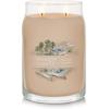 imageYankee Candle Medium Pillar Scented Candle with up to 115 Hour Burn Time Premium Plant Wax Blend for Consistent Burn 1425 oz Pillar Candle with Room Filling Fragrance Midnight JasmineSeaside Woods