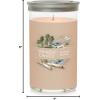 imageYankee Candle Medium Pillar Scented Candle with up to 115 Hour Burn Time Premium Plant Wax Blend for Consistent Burn 1425 oz Pillar Candle with Room Filling Fragrance Midnight JasmineSeaside Woods