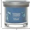 imageYankee Candle Medium Pillar Scented Candle with up to 115 Hour Burn Time Premium Plant Wax Blend for Consistent Burn 1425 oz Pillar Candle with Room Filling Fragrance Midnight JasmineWarm Luxe Cashmere