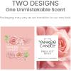 imageYankee Candle Medium Pillar Scented Candle with up to 115 Hour Burn Time Premium Plant Wax Blend for Consistent Burn 1425 oz Pillar Candle with Room Filling Fragrance Midnight JasmineFresh Cut Roses