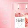 imageYankee Candle Medium Pillar Scented Candle with up to 115 Hour Burn Time Premium Plant Wax Blend for Consistent Burn 1425 oz Pillar Candle with Room Filling Fragrance Midnight JasmineFresh Cut Roses