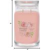 imageYankee Candle Medium Pillar Scented Candle with up to 115 Hour Burn Time Premium Plant Wax Blend for Consistent Burn 1425 oz Pillar Candle with Room Filling Fragrance Midnight JasmineFresh Cut Roses
