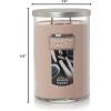 imageYankee Candle Medium Pillar Scented Candle with up to 115 Hour Burn Time Premium Plant Wax Blend for Consistent Burn 1425 oz Pillar Candle with Room Filling Fragrance Midnight JasmineSeaside Woods