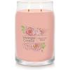 imageYankee Candle Medium Pillar Scented Candle with up to 115 Hour Burn Time Premium Plant Wax Blend for Consistent Burn 1425 oz Pillar Candle with Room Filling Fragrance Midnight JasmineFresh Cut Roses