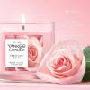 imageYankee Candle Medium Pillar Scented Candle with up to 115 Hour Burn Time Premium Plant Wax Blend for Consistent Burn 1425 oz Pillar Candle with Room Filling Fragrance Midnight JasmineFresh Cut Roses