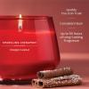 imageYankee Candle Studio Scented Candle with up to 50 Hour Burn Time Premium Plant Wax Blend for Consistent Burn 10 oz Jar Candle with Room Filling Fragrance Red Apple WreathSparkling Cinnamon