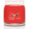 imageYankee Candle Studio Scented Candle with up to 50 Hour Burn Time Premium Plant Wax Blend for Consistent Burn 10 oz Jar Candle with Room Filling Fragrance Red Apple WreathSparkling Cinnamon
