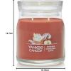 imageYankee Candle Studio Scented Candle with up to 50 Hour Burn Time Premium Plant Wax Blend for Consistent Burn 10 oz Jar Candle with Room Filling Fragrance Red Apple WreathSugared Cinnamon Apple