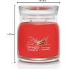 imageYankee Candle Studio Scented Candle with up to 50 Hour Burn Time Premium Plant Wax Blend for Consistent Burn 10 oz Jar Candle with Room Filling Fragrance Red Apple WreathSparkling Cinnamon