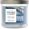 imageYankee Candle Medium Pillar Scented Candle with up to 115 Hour Burn Time Premium Plant Wax Blend for Consistent Burn 1425 oz Pillar Candle with Room Filling Fragrance Midnight JasmineWarm Luxe Cashmere