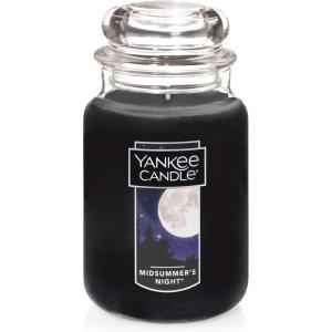 imageYankee Candle 3 Wick Candle Jar Scented Candle with up to 40 Hours of Burn Time Premium Plant Wax Blend for Consistent Long Lasting Scent from First to Last Burn Midsummers NightMidSummers Night