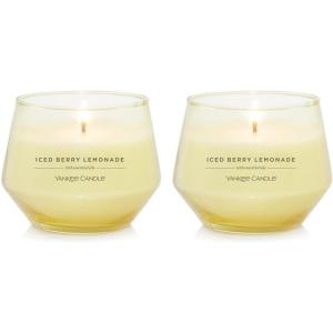 imageYankee Candle Studio Medium Candle Magical Frosted Forest 10 oz LongLasting EssentialOil Scented Soy Wax Blend Candle  4065 Hours of Burning TimeIced Berry Lemonade