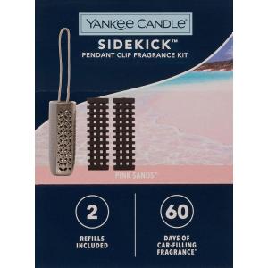 imageYankee Candle Pink Sands Sidekick Pendant Fragrance Kit with Two Refills XO