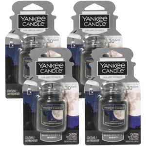 image:imageYankee Candle Car Air Fresheners Hanging Car Jar Ultimate Neutralizes Odors Up To 30 Days Lavender Vanilla 096 OZ Pack of 12Midsummers Night