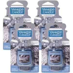 image:imageYankee Candle Car Air Fresheners Hanging Car Jar Ultimate Neutralizes Odors Up To 30 Days Lavender Vanilla 096 OZ Pack of 12Warm Luxe Cashmere