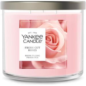 image:imageYankee Candle Fresh Cut Roses Scented Candle 145oz 3Wick Candle Jar with up to 40 Hours Burn TimeFresh Cut Roses