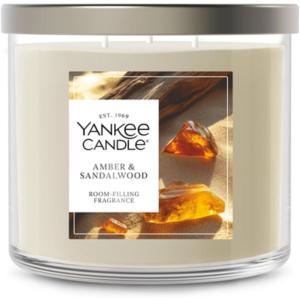 image:imageYankee Candle Home Sweet Home Fall Scented Candle 145oz 3Wick Candle Jar with up to 40 Hours Burn TimeAmber  Sandalwood