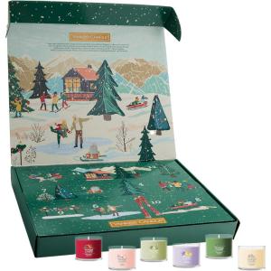 image:imageYankee Candle Signature Votive Mini Jars 12 Days of Christmas Candle Advent Calendar Variety Pack Natural Soy Wax Blend with Natural Fiber Wick 13 OZ Glass Jar Pack of 12Holiday 2025